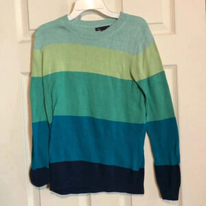 Gap Crewneck Sweater Striped Blue Women’s XS